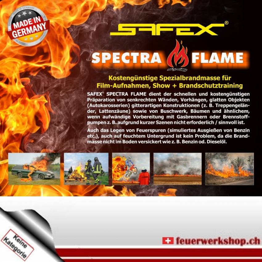 Brandmasse F - Spectra Flame von Safex
